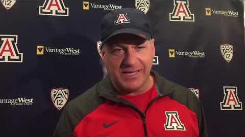 Watch: RichRod on Pac-12 snubs, Khalil Tate’s impact, OL coach plans